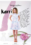Karri dress pattern multi-size sewing pattern