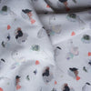 Mineral Print Linen Blend Fabric