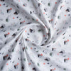 Mineral Print Linen Blend Fabric