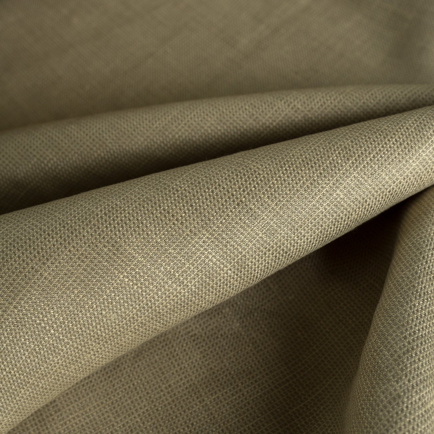 Pale Green Twill 100% Linen Fabric