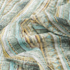Geometric Stripe Linen Blend | Remnant