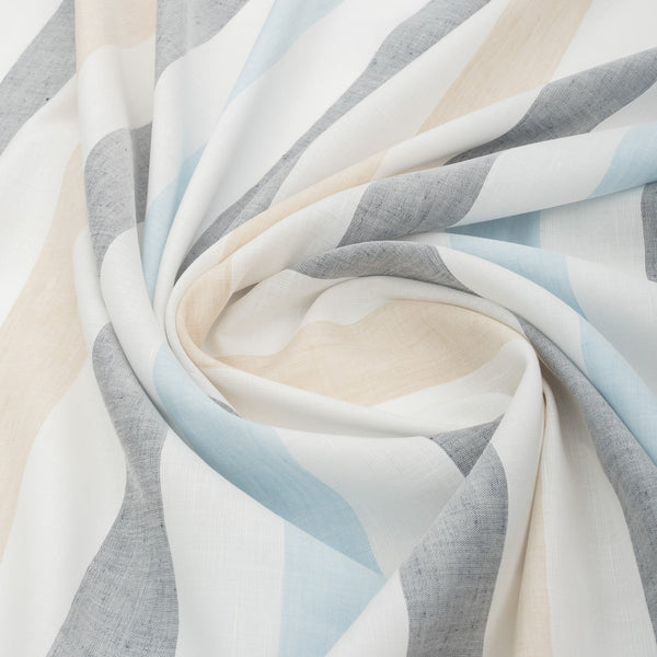 Island Time Wide Stripe Linen | Remnant