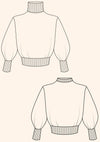 Rib Sweater Multi-Size PDF Pattern