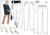 Sadie Pant Multi-Size Sewing Pattern - hard copy