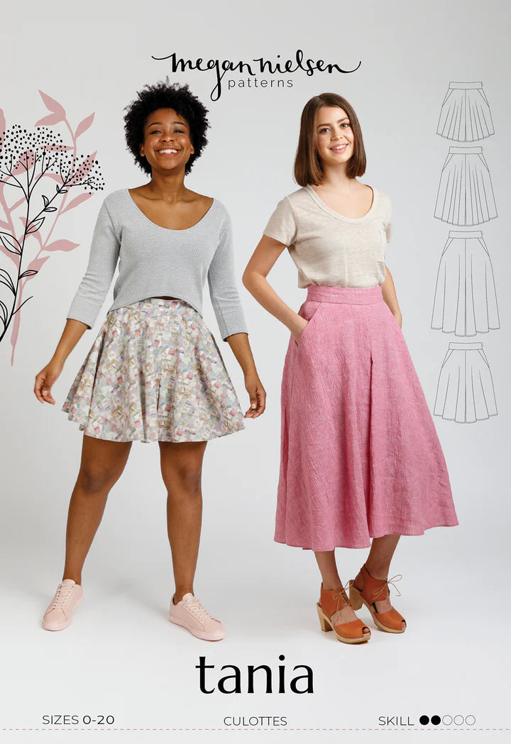 Tania Culottes multi size sewing pattern