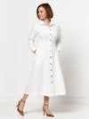 Tatum woven dress Multi-Size Sewing Pattern - hard copy