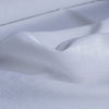 Classy White Slub linen fabric with a unique textural pattern, ideal for crafting airy and elegant garments.