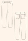 Worker Trousers (WOMENS) MultiSize PDF Pattern