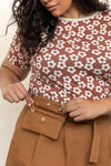 Bernadette Skirt Sewing Pattern – pleated front skirt with belt bag, mini & midi options