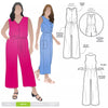 Birdie Jumpsuit Multi-Size Sewing Pattern - hard copy