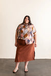 Butano Button Up Sewing Pattern – relaxed button-up shirt with optional neckerchief, XS-7X