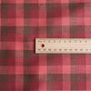 Cherry Check 100% Linen Fabric