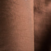 Close-up of Cocoa extra wide 100% linen fabrictexture