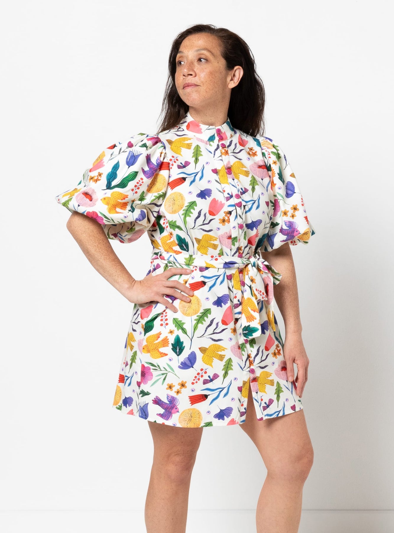 Dallas Woven Shirt & Dress Sewing Pattern | Buy Online Australia – de Linum