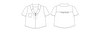 Donny Shirt Sewing Pattern – boxy pull-on woven top with lapel collar and pocket (XS–7X)