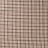 Earthy Tone Check Giza Cotton Blend Fabric with Tiny Gingham Style Checks