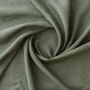 Eucalypt Khaki extra wide 100% linen fabric in muted grey-green khaki for curtains, bedding and relaxed garments