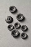Grey corozo button 22mm, 4 hole sewing button