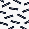 Me Made End Fold woven KATM sewing labels for handmade clothes and DIY sewing projects