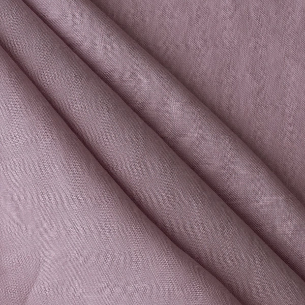 Close-up of Lilac extra wide 280cm 100% linen fabric 165gsm for dresses, shirts, skirts, relaxed pants, curtains and home textiles