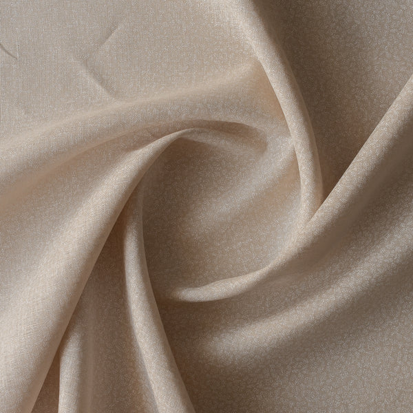 Whisper Sand linen fabric in sandy neutral tone with delicate white print, 100% linen, 175 GSM