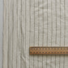 Olive Thread Stripe Extra Wide 100% Linen Fabric