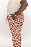 Rambler Pants Sewing Pattern – pull-on elastic waistband, built-in belt, tapered leg, XS-7X