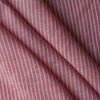 Rosebay Stripe linen fabric with soft rosy yarn-dyed stripes, 100% linen, 130 GSM, 60 LEA