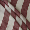 Rosewood Broadstripe Extra Wide 100% Linen Fabric