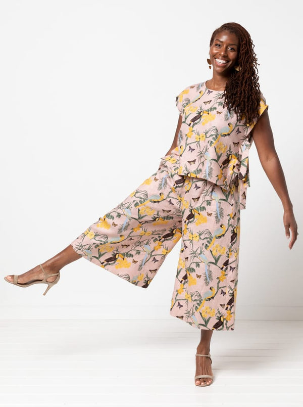 Rumi Woven Skirt and Pant Sewing Pattern