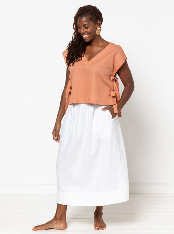 Rumi Woven Skirt and Pant Sewing Pattern
