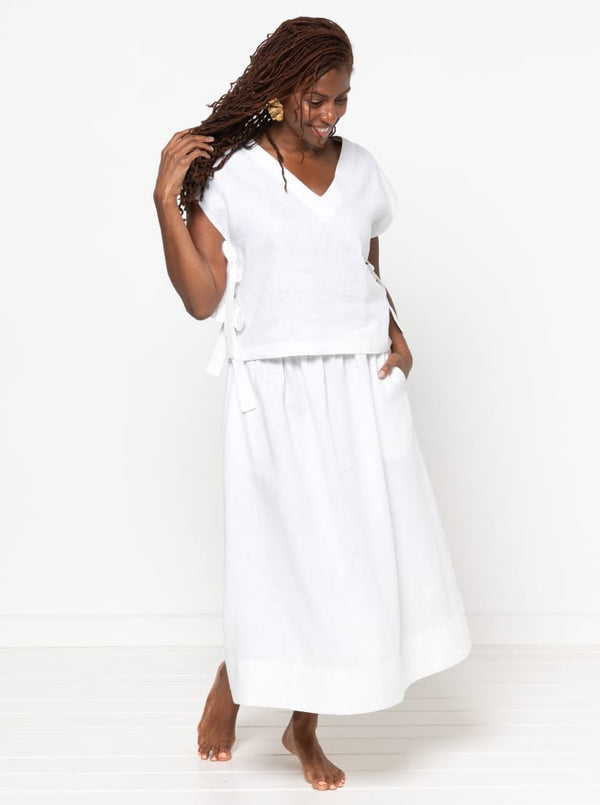 Rumi Woven Skirt and Pant Sewing Pattern