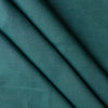 Stormhaven Teal linen–cotton blend fabric in deep muted teal-blue, piece dyed, 135 GSM, 44 LEA
