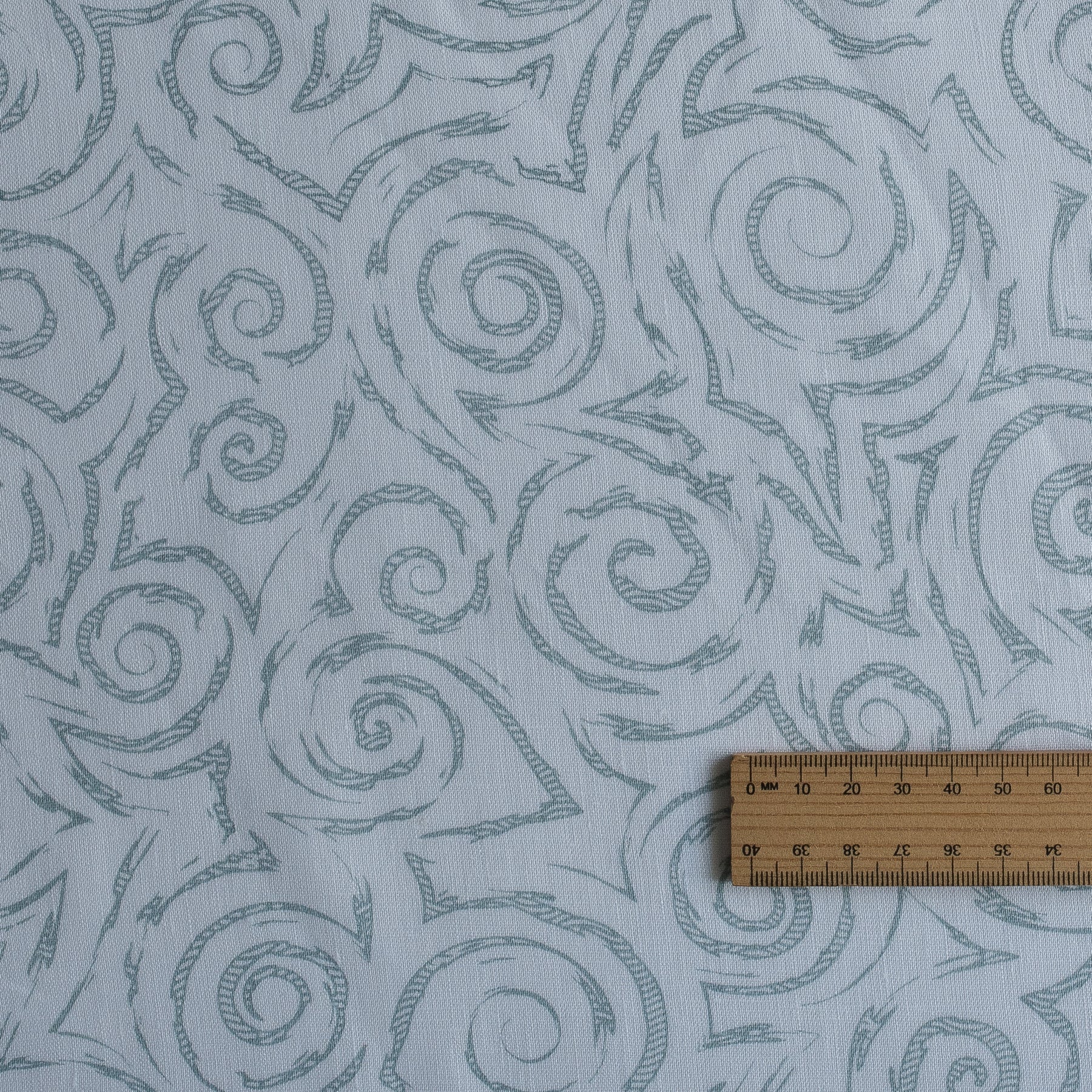 Tidal Whirl 100% Linen Fabric | Lightweight Printed Linen | de Linum
