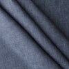 Twilight Navy deep blue-charcoal 100% linen fabric, 225 GSM, 25 LEA with visible yarn texture.