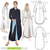 Anais Woven Dress Multi-Size Sewing Pattern - hard copy
