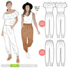 Barbie Jumpsuit and Pant Multi-Size Sewing Pattern - hard copy-Sewing Patterns-Style Arc-10-22-de Linum