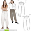 Barry Woven Pant Multi-Size Sewing Pattern - hard copy