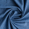 Blue Print Flower 100% Linen Fabric
