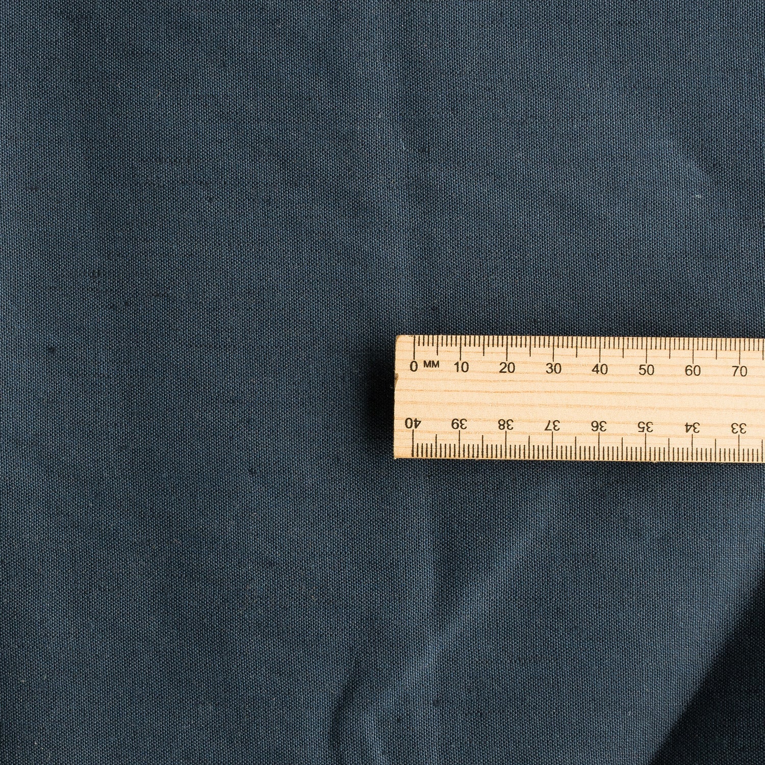 Business Blue Linen Blend Fabric