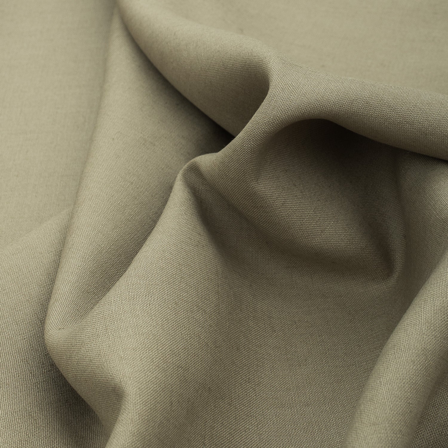 Casual Khaki 100% Linen Fabric