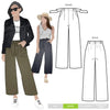 Clare Pant Pant Multi-Size Sewing Pattern - hard copy-Sewing Patterns-Style Arc-10-22-de Linum