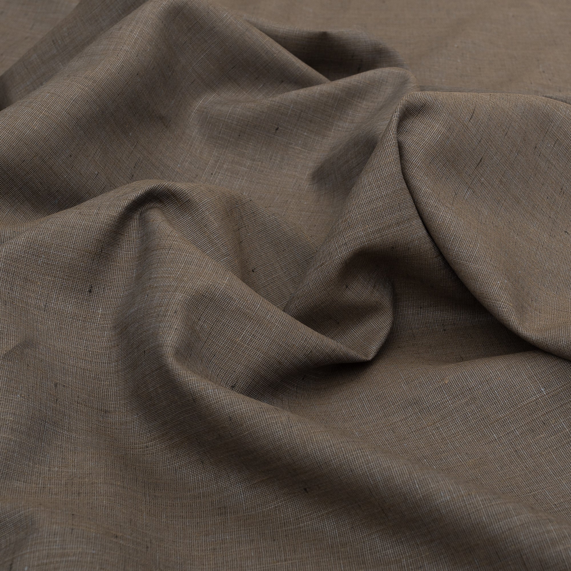 Clove 100% Linen Fabric