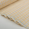 Daffodil Check 100% Linen Fabric