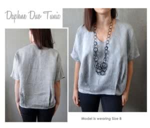 Daphne Duo TunicMulti-Size Sewing Pattern - hard copy