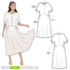 Eileen Dress Multi-Size Sewing Pattern - hard copy