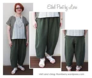 Ethel Designer Pant Multi-Size Sewing Pattern - hard copy