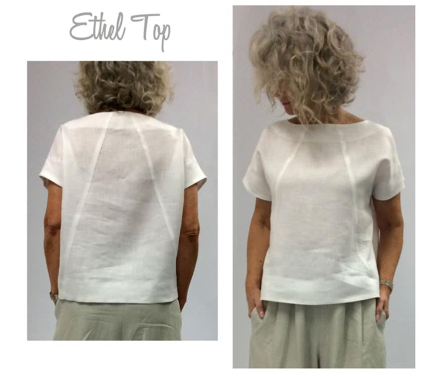 Ethel Designer Top Multi-Size Sewing Pattern