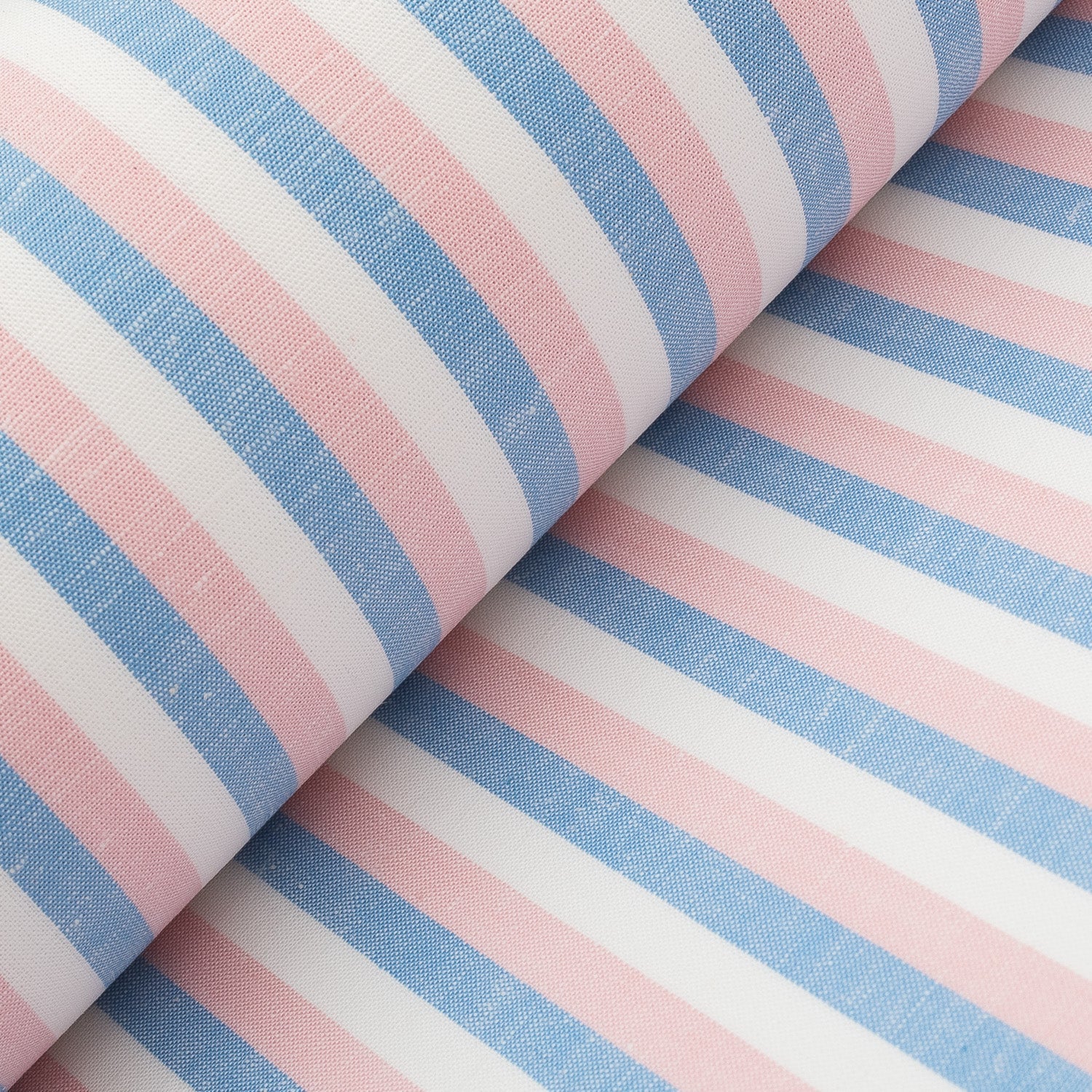 Ice Cream Stripe Linen Blend Fabric