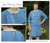 Jema Panel Dress Multi-Size Sewing Pattern - hard copy-Sewing Patterns-Style Arc-4-16-de Linum